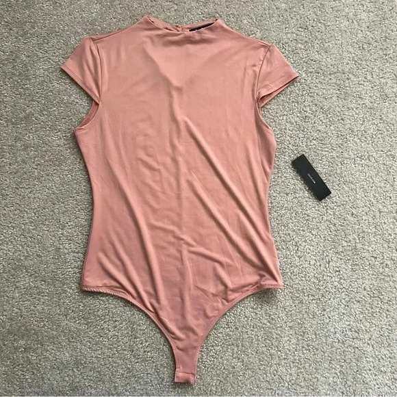 Lulus Bodysuit “NWT” Peach Women’s Size Large Style# VT2950 - Picture 12 of 16